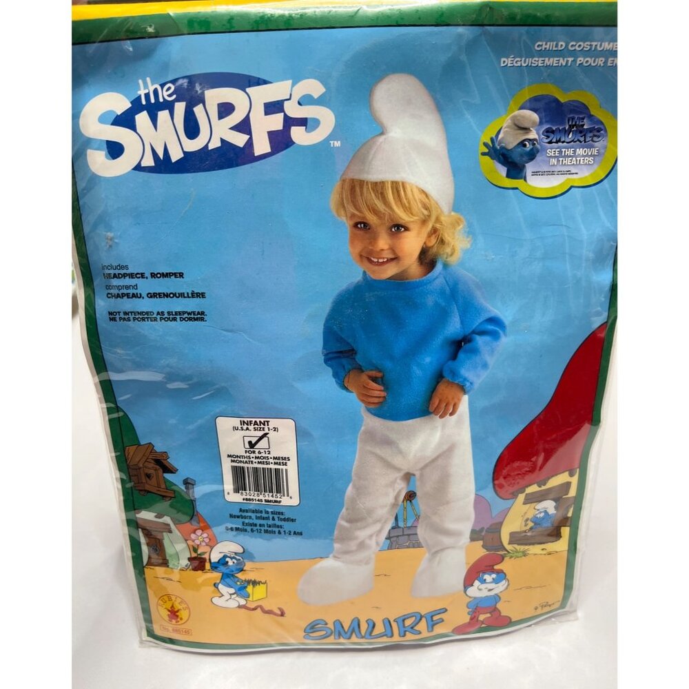 Smurfs Baby Halloween Costume Toddler Size 1-2